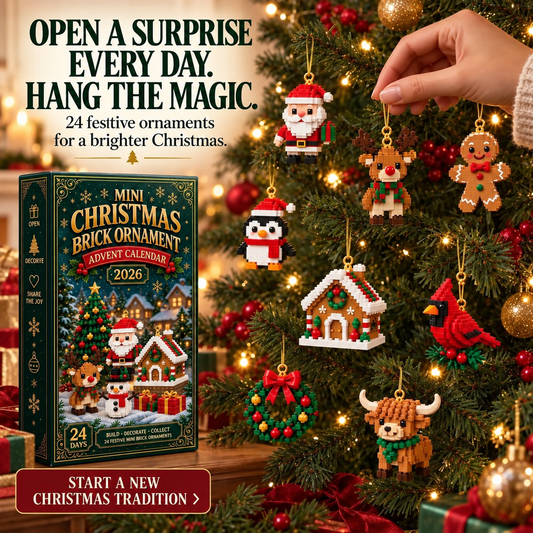 KORAKIO® 🎄 24-Piece Christmas Ornament Set – Festive Mini Hanging Decorations