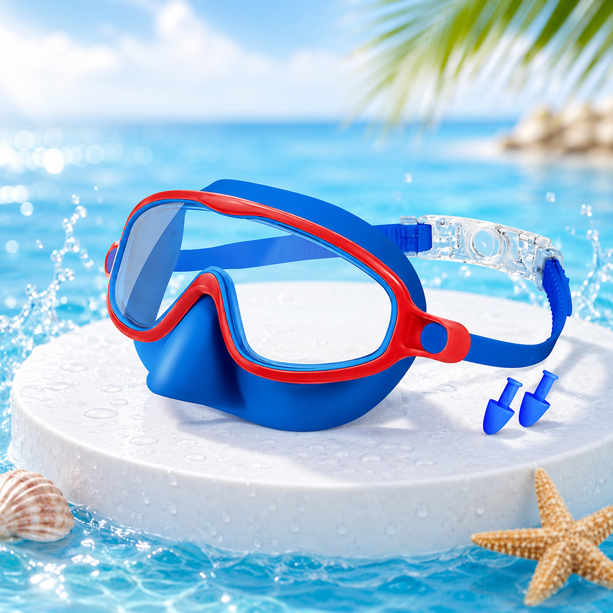 korakio® 🥽 Kids Swim Goggles - Soft No-Mark Fit, Anti-Fog UV Protection & Wide View