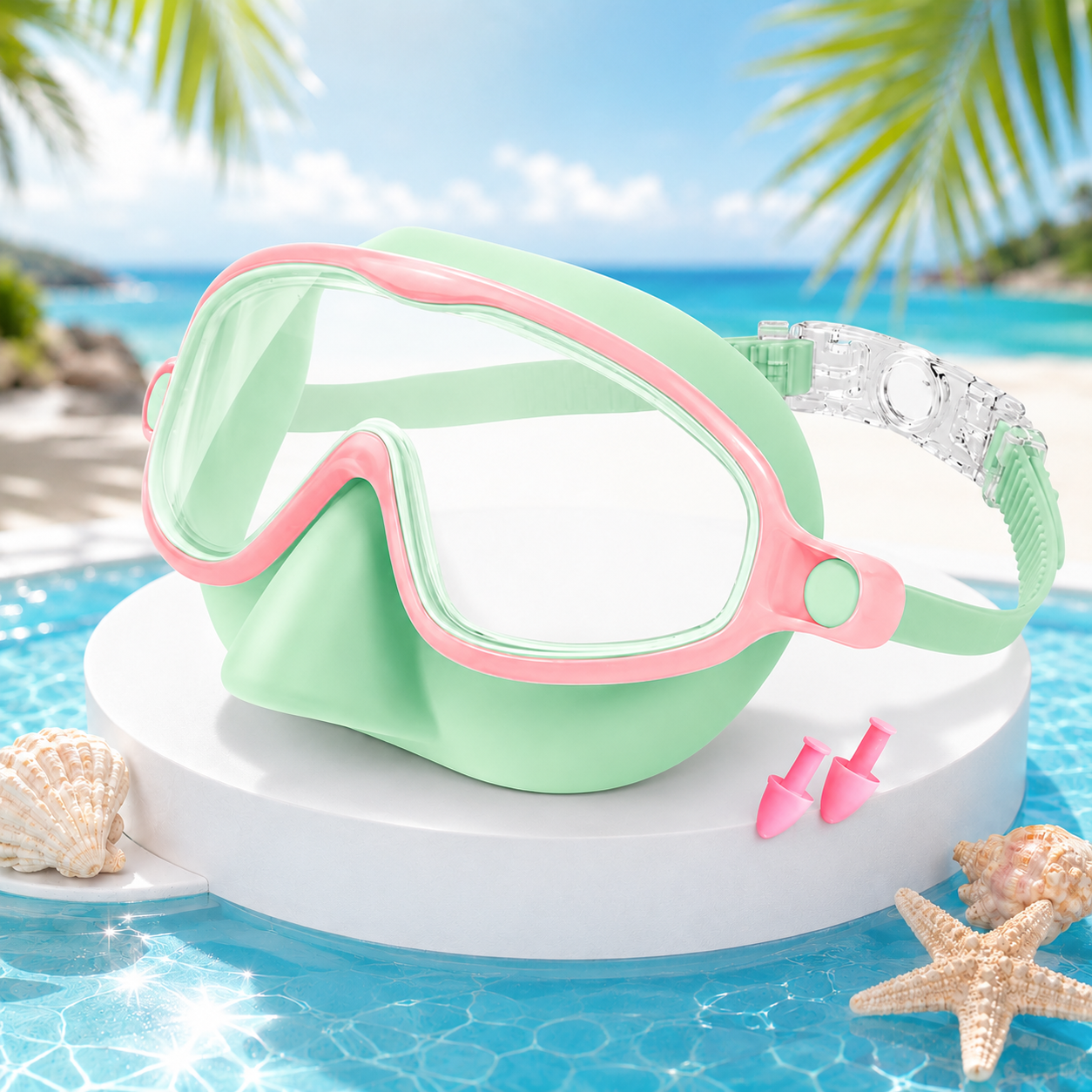 korakio® 🥽 Kids Swim Goggles - Soft No-Mark Fit, Anti-Fog UV Protection & Wide View