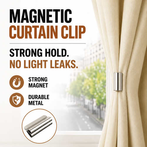 korakio® 🧲 Magnetic Curtain Clip