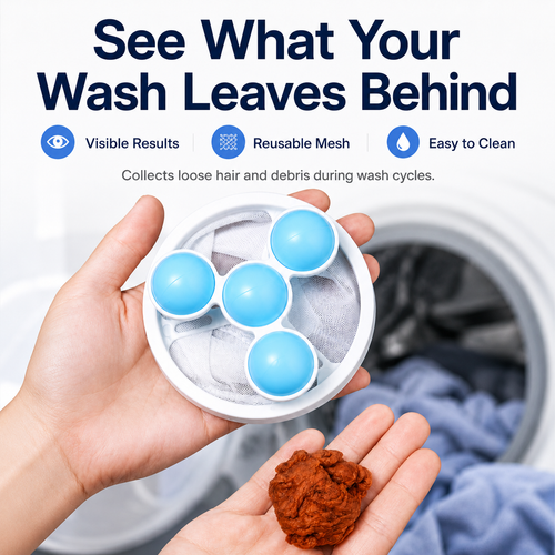 korakio® 🧺 Washer Floating Filter – Trap Lint Before It Spreads