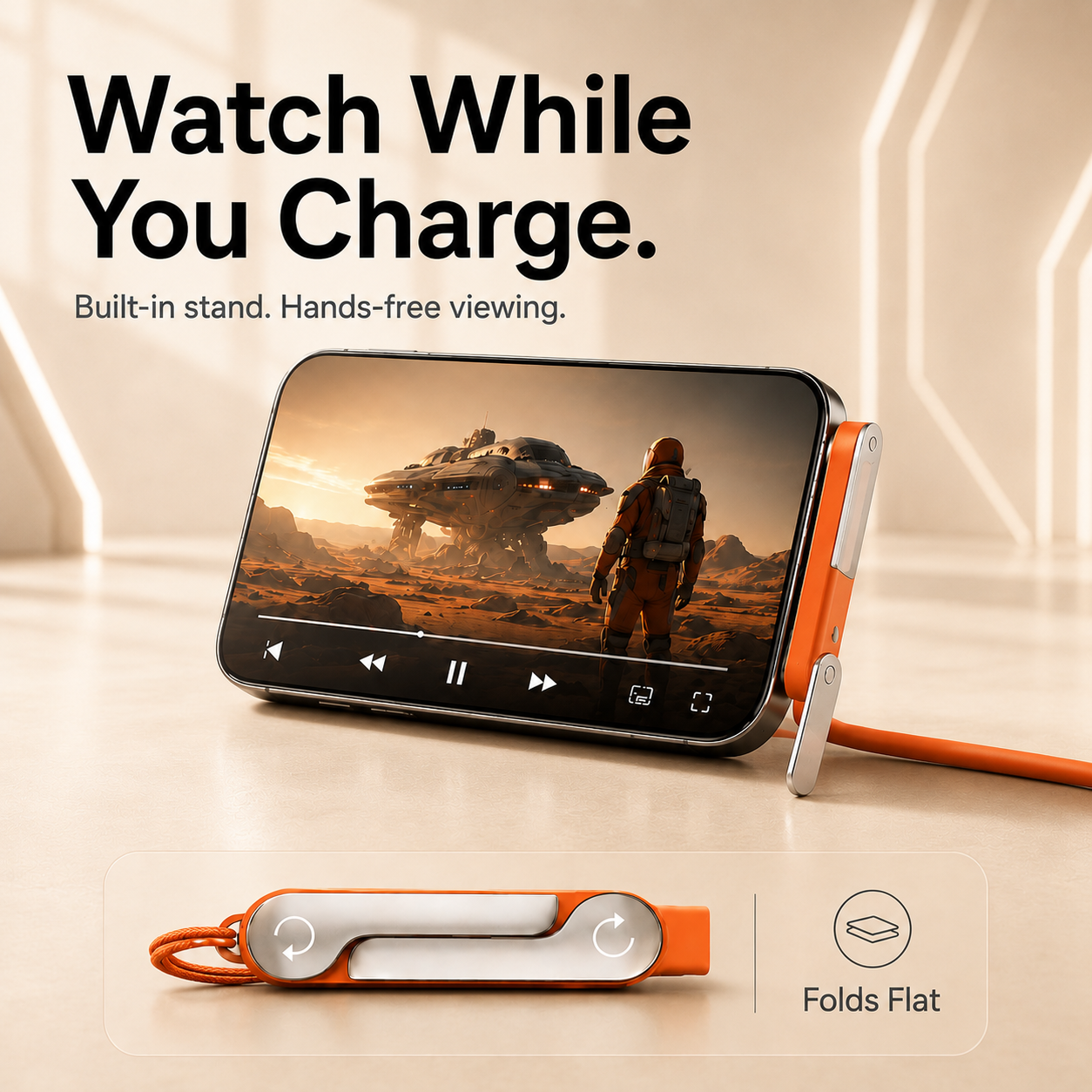 korakio® ⚡240W Fast Charging Cable with Built-副本
