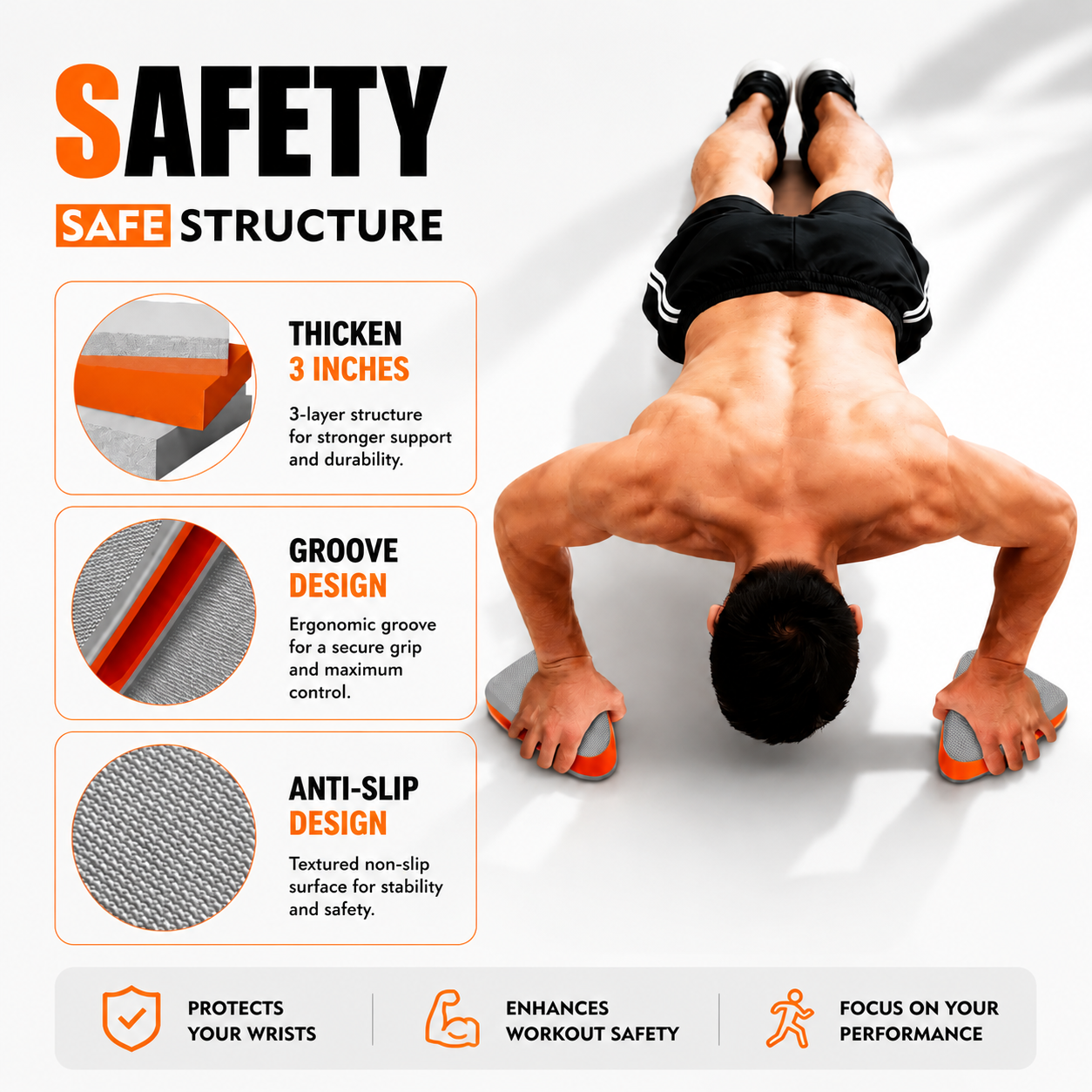 korakio® 💪 Push-Up Pads – Stable Grip Training Support for Better Workouts