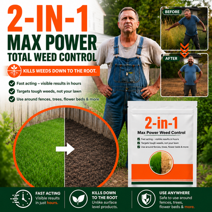 korakio® 🪴 New Upgrade 2-in-1 Herbicide for Tough Lawn Weeds