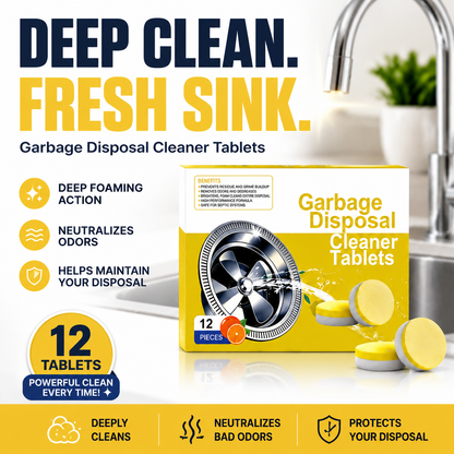 korakio®  🍋✨Garbage Disposal Cleaner Tablets