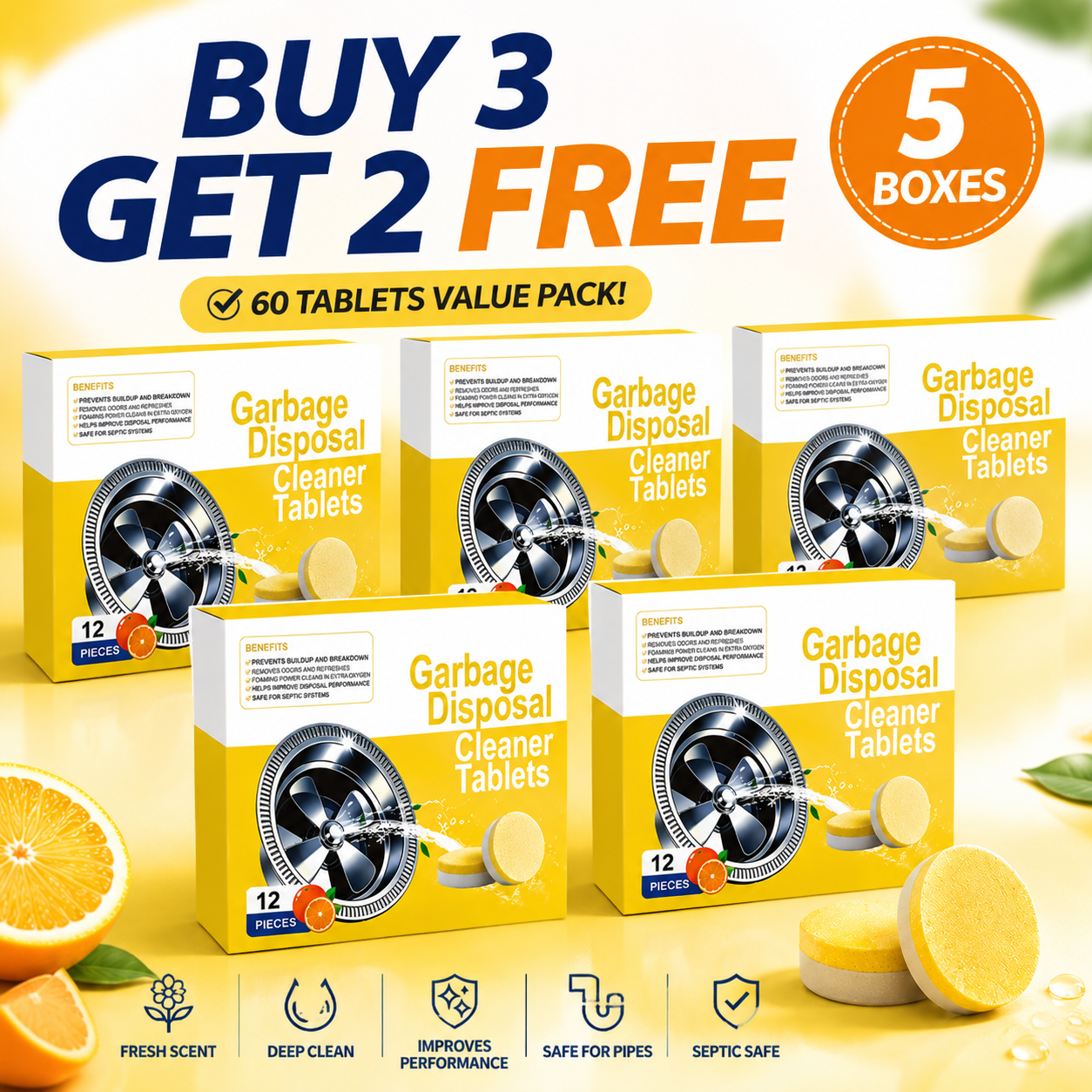 BUY 3 GET 2 FREE