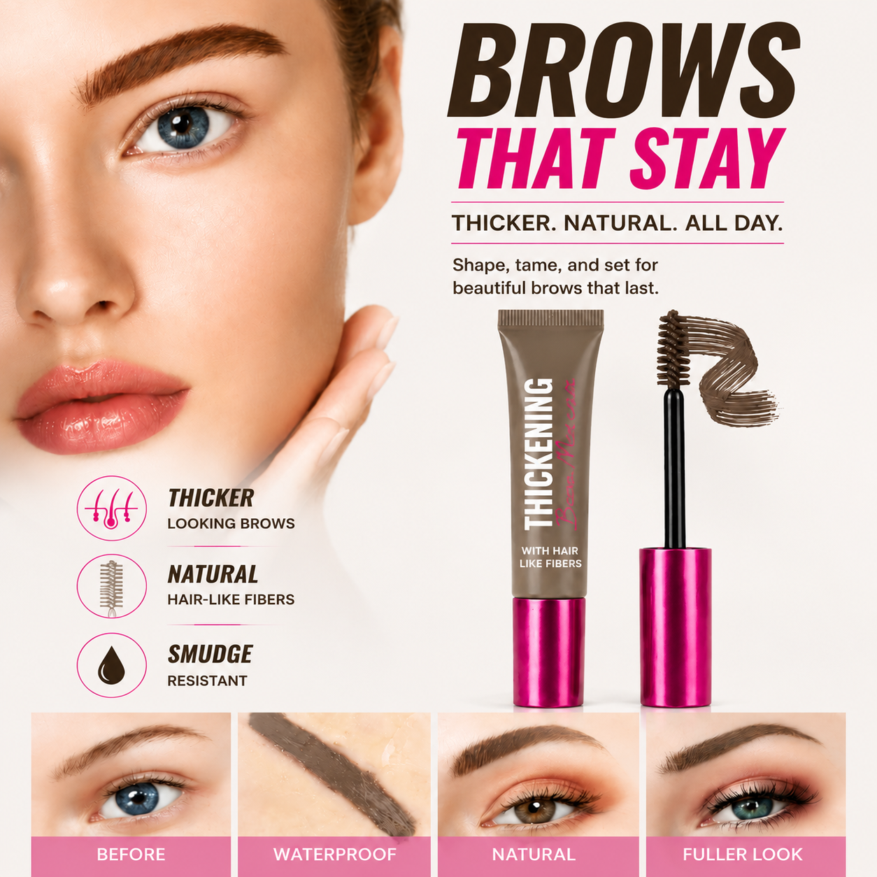 korakio® 🖌️ Waterproof Brow Gel Mascara