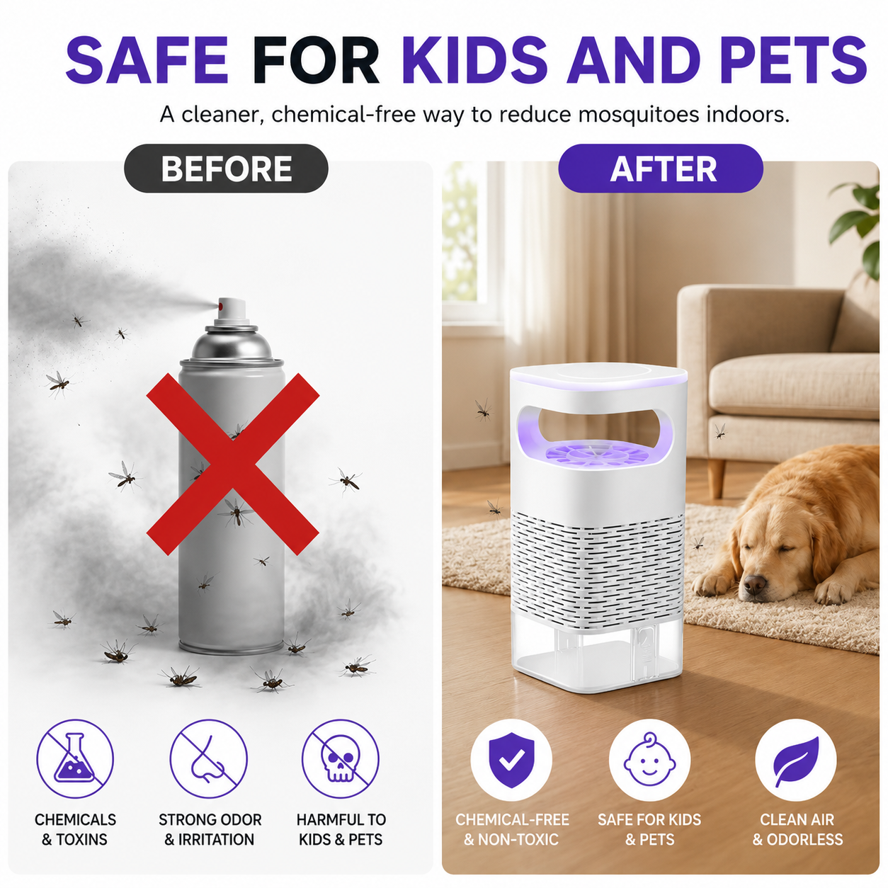 🦟 50% OFF! UV Mosquito Killer Lamp – quiet, USB, chemical-free. 50K+ sold! 🔇🌙