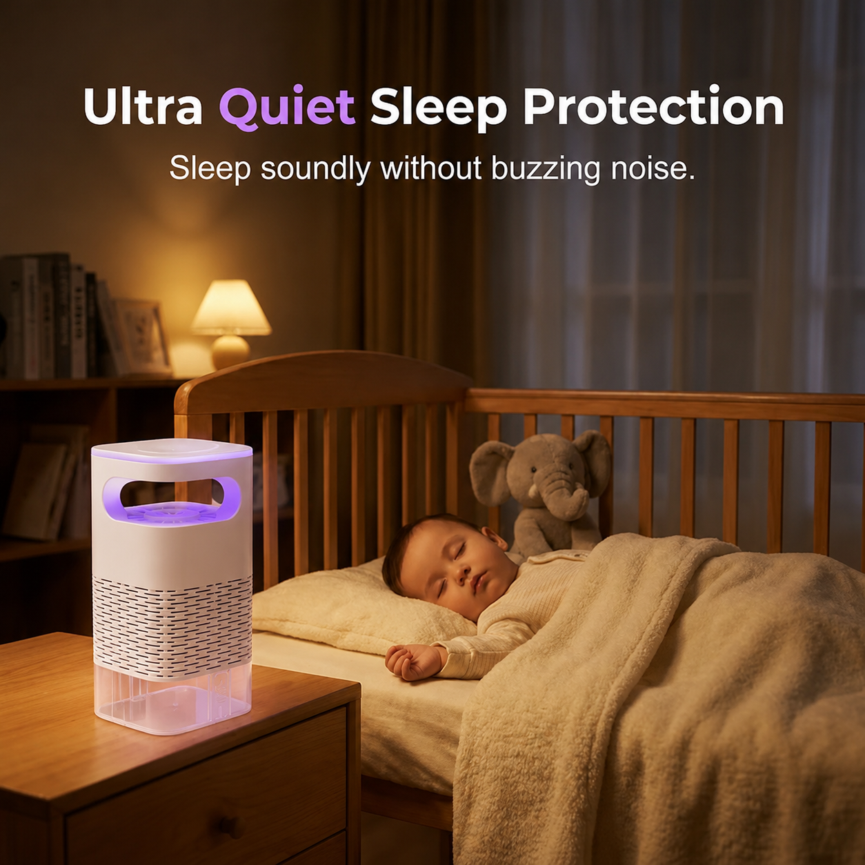 🦟 50% OFF! UV Mosquito Killer Lamp – quiet, USB, chemical-free. 50K+ sold! 🔇🌙
