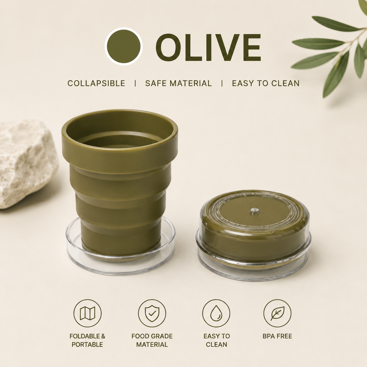 korakio®🍵 Collapsible Travel Cup Set