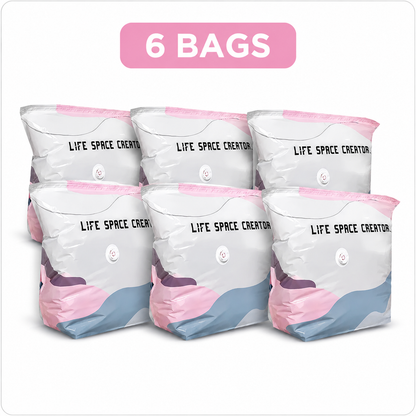 korakio® 🔥No-Pump Vacuum Storage Bags Compress Bulky Clothes & Bedding Without a Vacuum