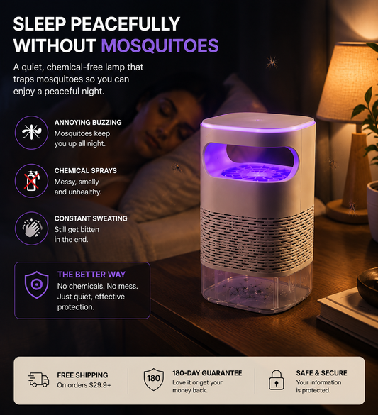 ⭐ Meet The New & Improved Version - Sleep Without Mosquitoes Bothering You