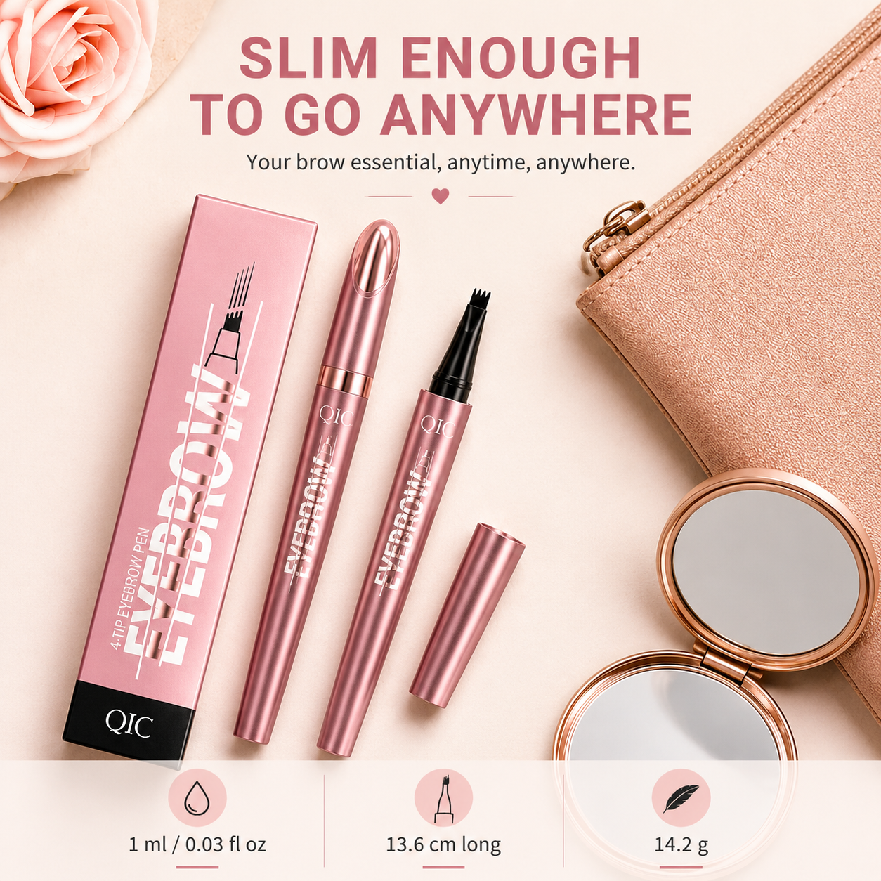 korakio® 🎨🖌️ 4-Tip Microblading Eyebrow Pen