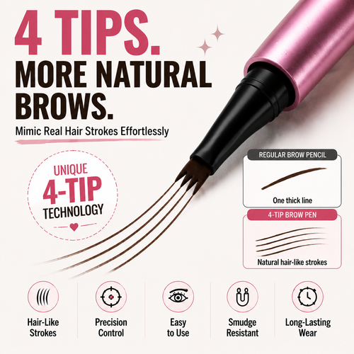 korakio® 🎨🖌️ 4-Tip Microblading Eyebrow Pen