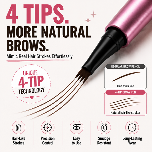 korakio® 🎨🖌️ 4-Tip Microblading Eyebrow Pen
