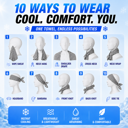 korakio® ❄️ Instant Cooling Relief Towel