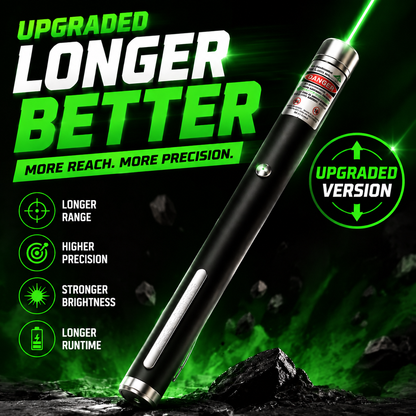 korakio® 🌌 High-Power Rechargeable Laser Pointer with Multiple Patterns