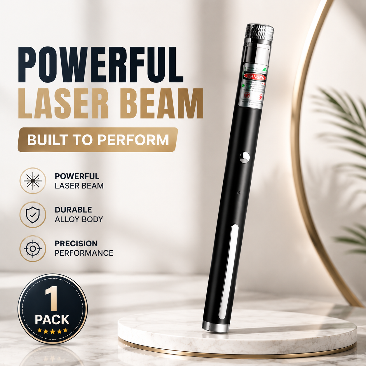 korakio® 🌌 High-Power Rechargeable Laser Pointer with Multiple Patterns