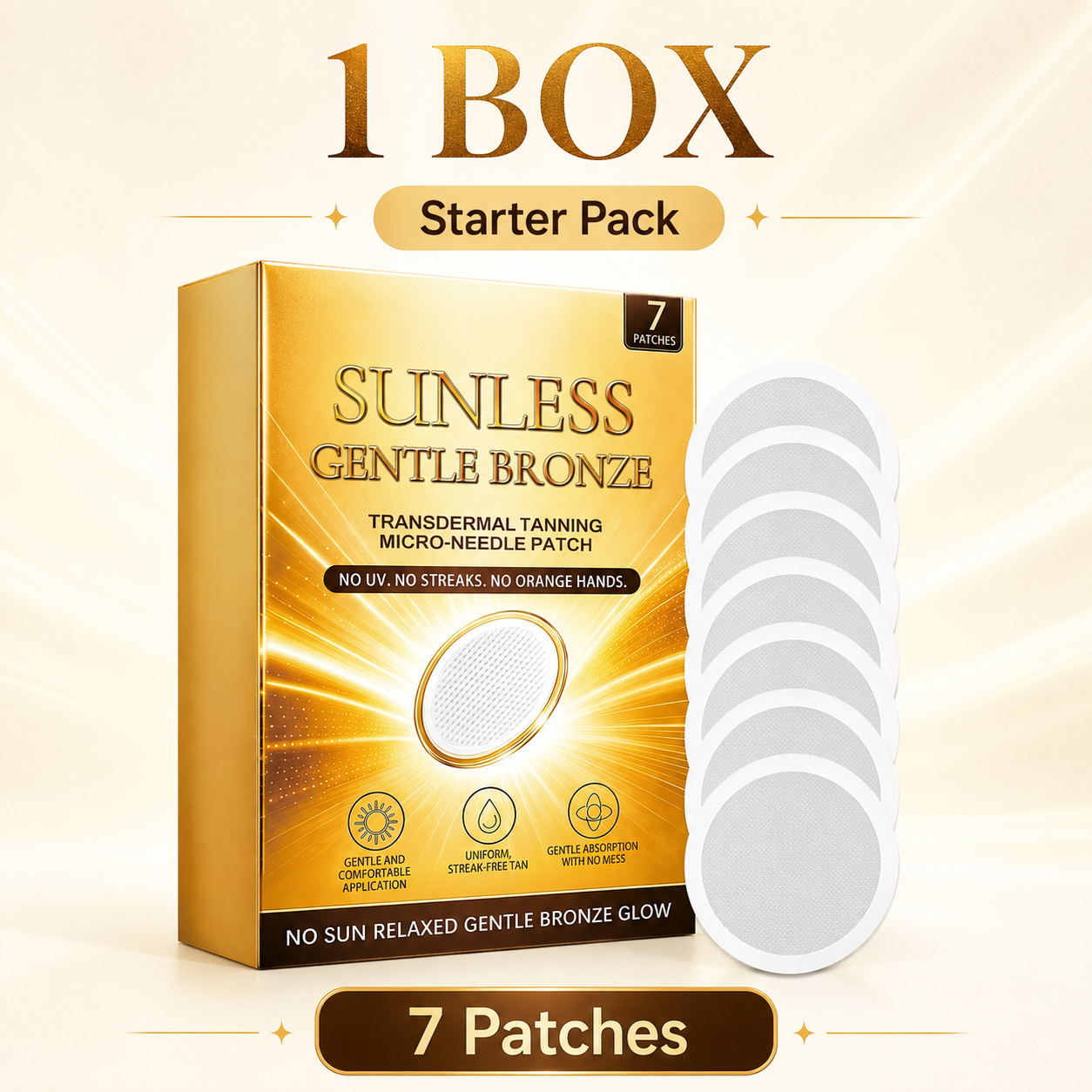 korakio® 🤎 🌅 Sunless Glow Tanning Patch