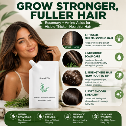 korakio® 💆‍♀️Rosemary Shampoo🌱Fuller-Looking Hair & Scalp Care