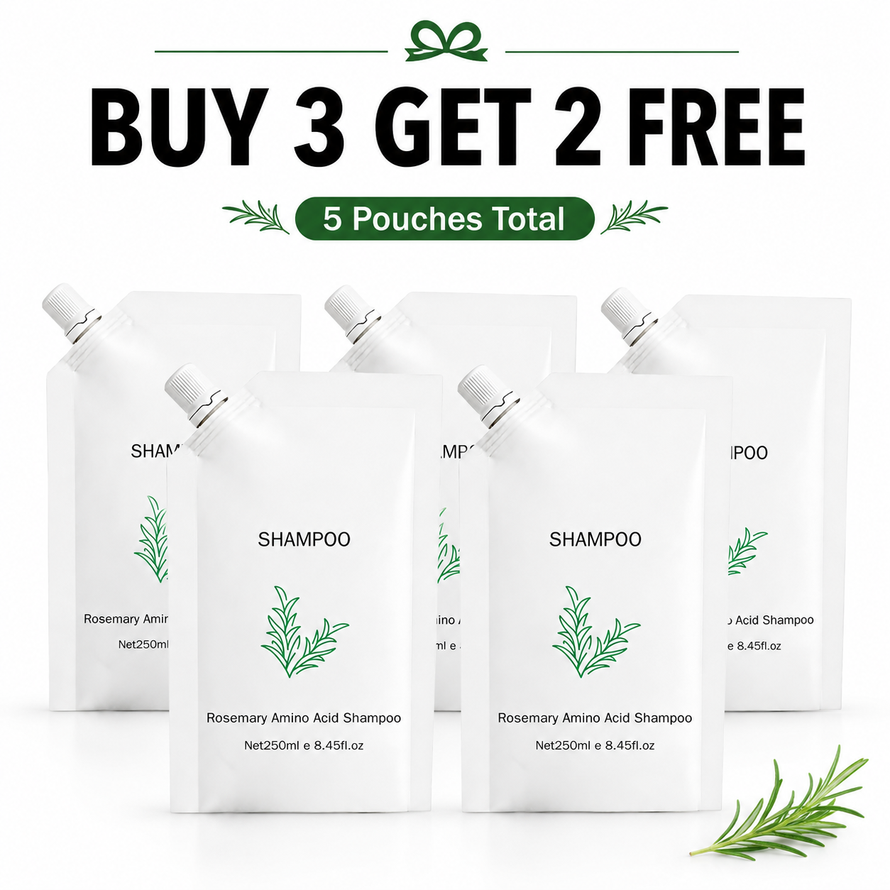 korakio® 💆‍♀️Rosemary Shampoo🌱Fuller-Looking Hair & Scalp Care