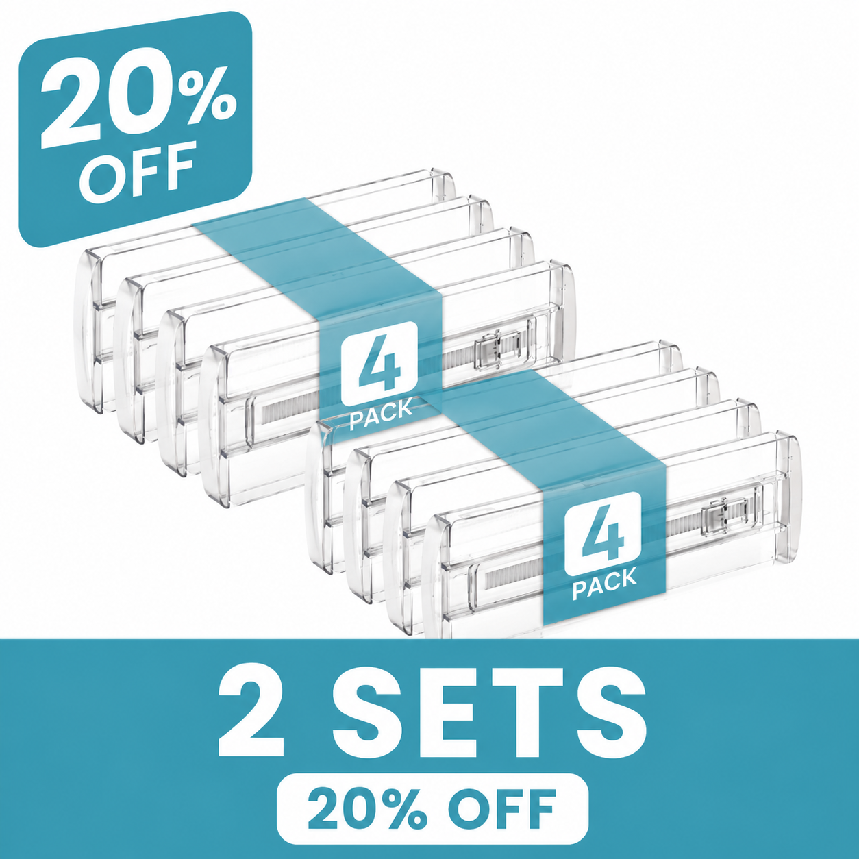 upsell - korakio®  🗂️↔️ Expandable Clear Space Divider Organizer