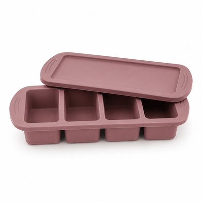 ❄️ The BlockPrep System – Stackable Silicone Freezer Meal Prep Trays 🍲