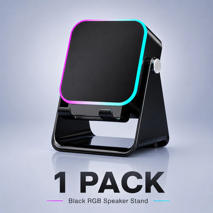 🔊📱5-in-1 Bluetooth Speaker Stand with RGB Mood Light