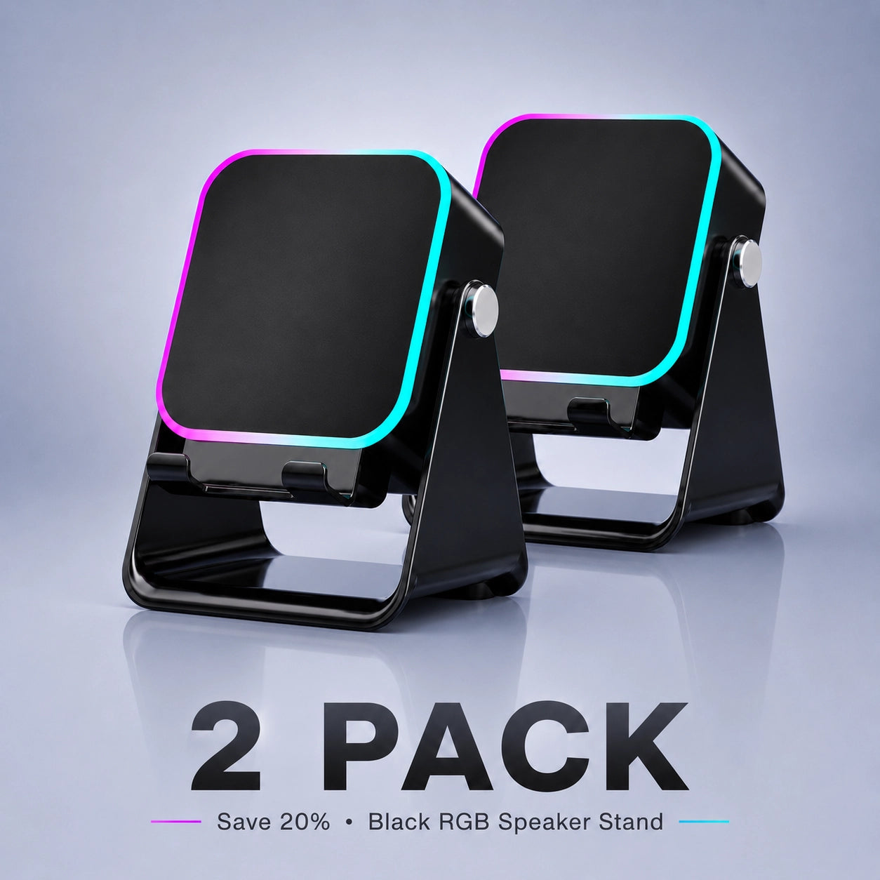 🔊📱5-in-1 Bluetooth Speaker Stand with RGB Mood Light