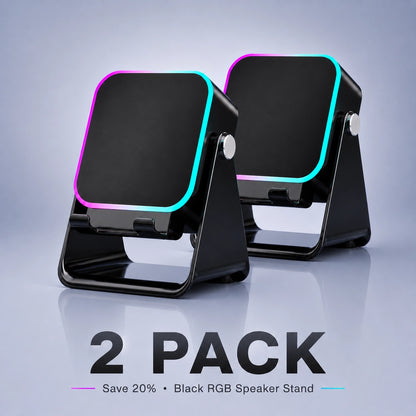🔊📱5-in-1 Bluetooth Speaker Stand with RGB Mood Light
