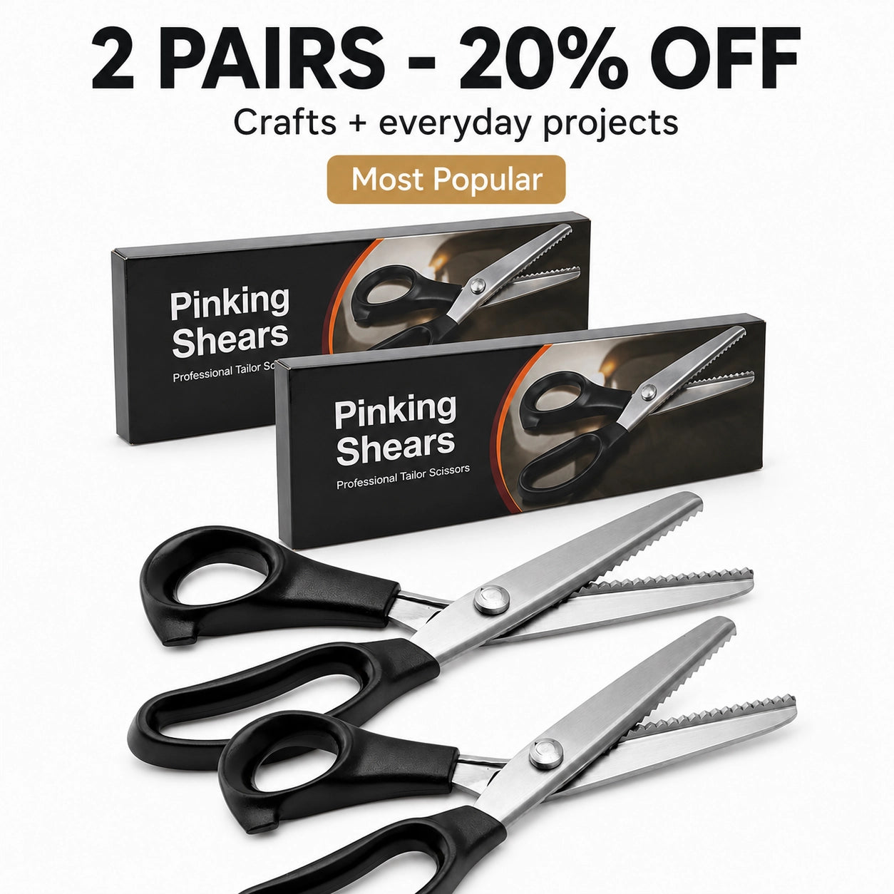 ✂️Triangle Tooth Pinking Shears
