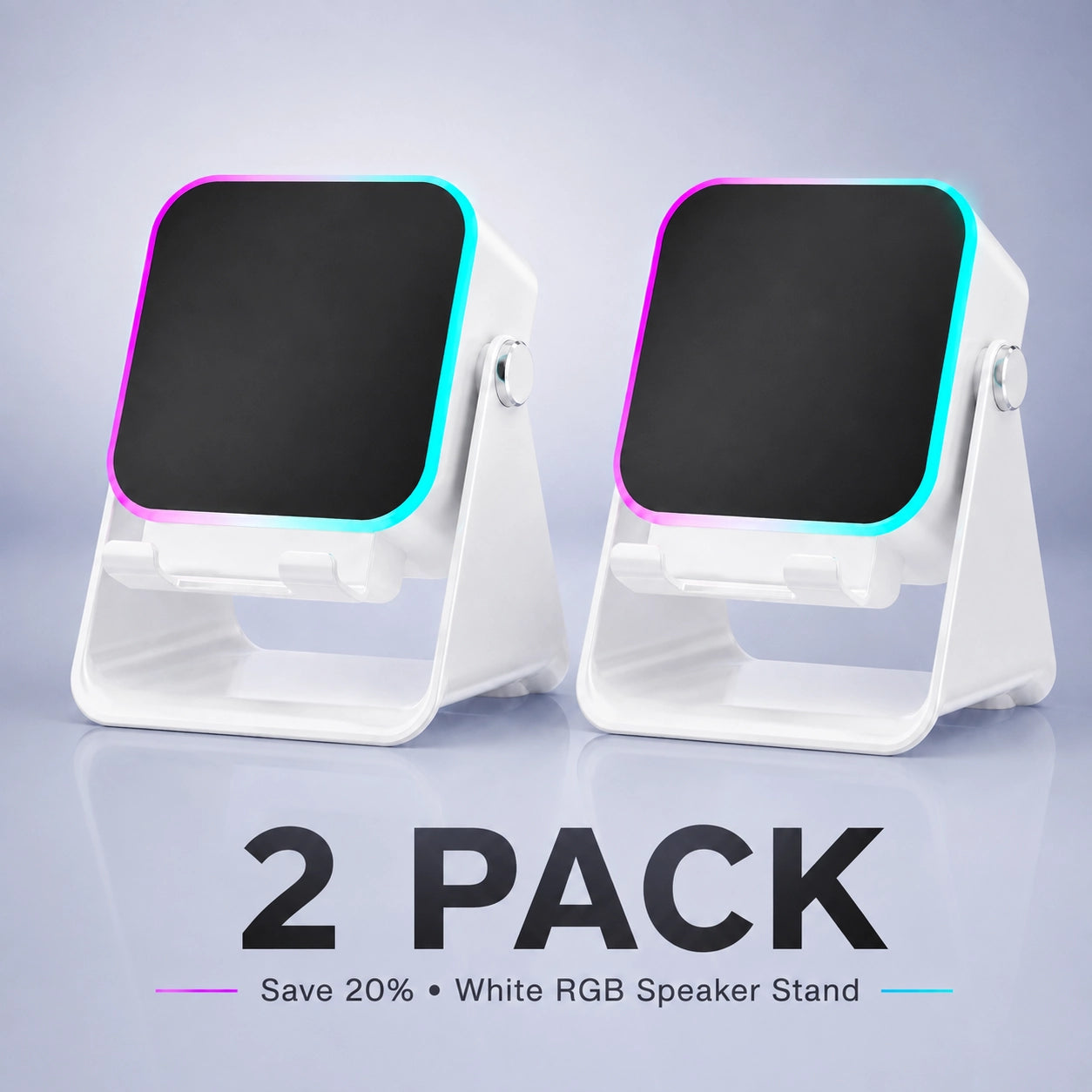 🔊📱5-in-1 Bluetooth Speaker Stand with RGB Mood Light