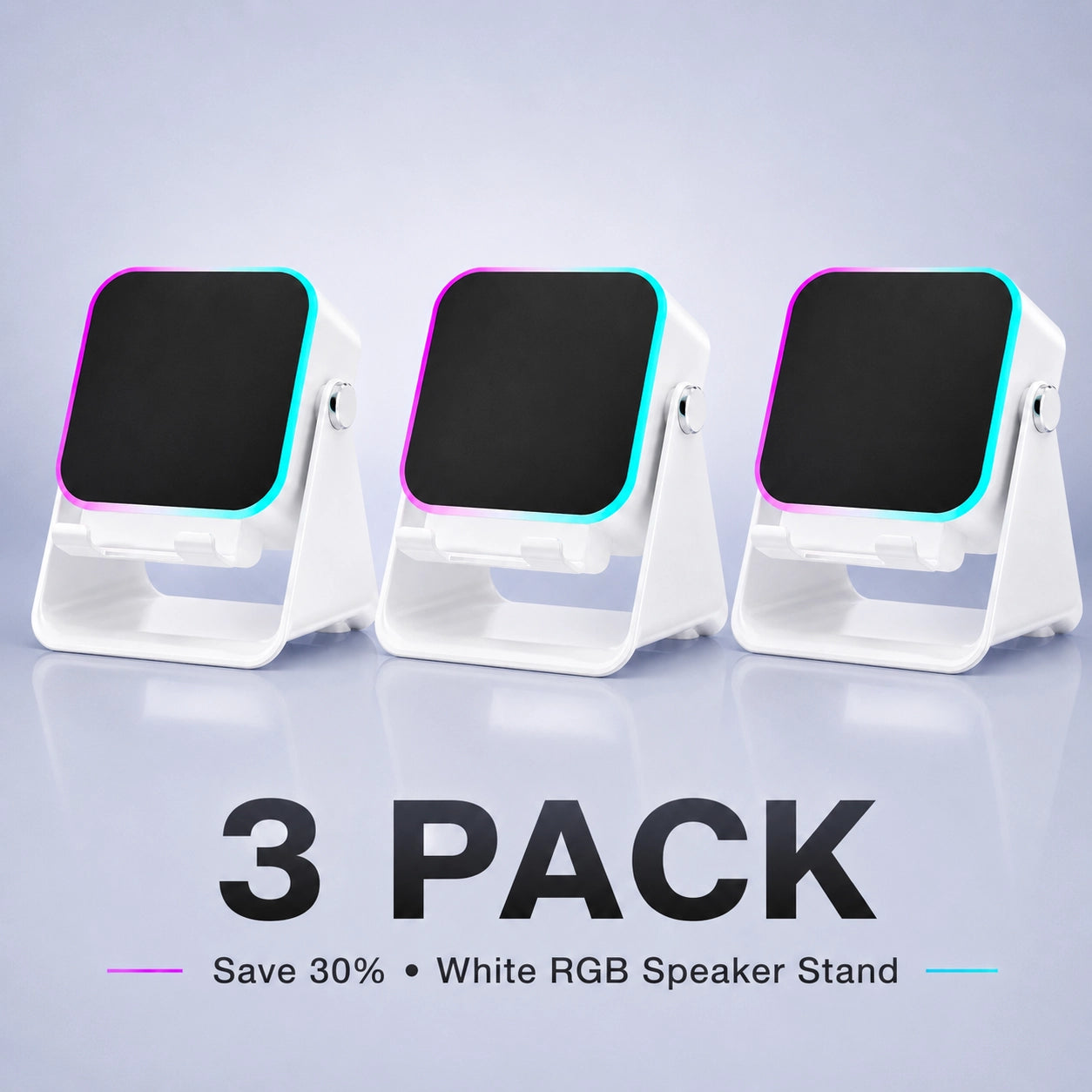 🔊📱5-in-1 Bluetooth Speaker Stand with RGB Mood Light