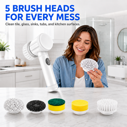 🧽 KORAKIO® Electric Spin Scrubber — Stop Scrubbing For Hours!