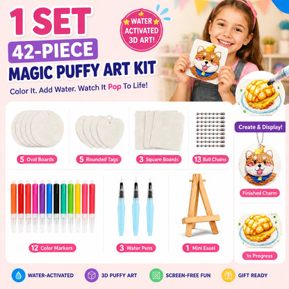 KORAKIO® 🎨✨ Magic 3D Puffy Art Kit