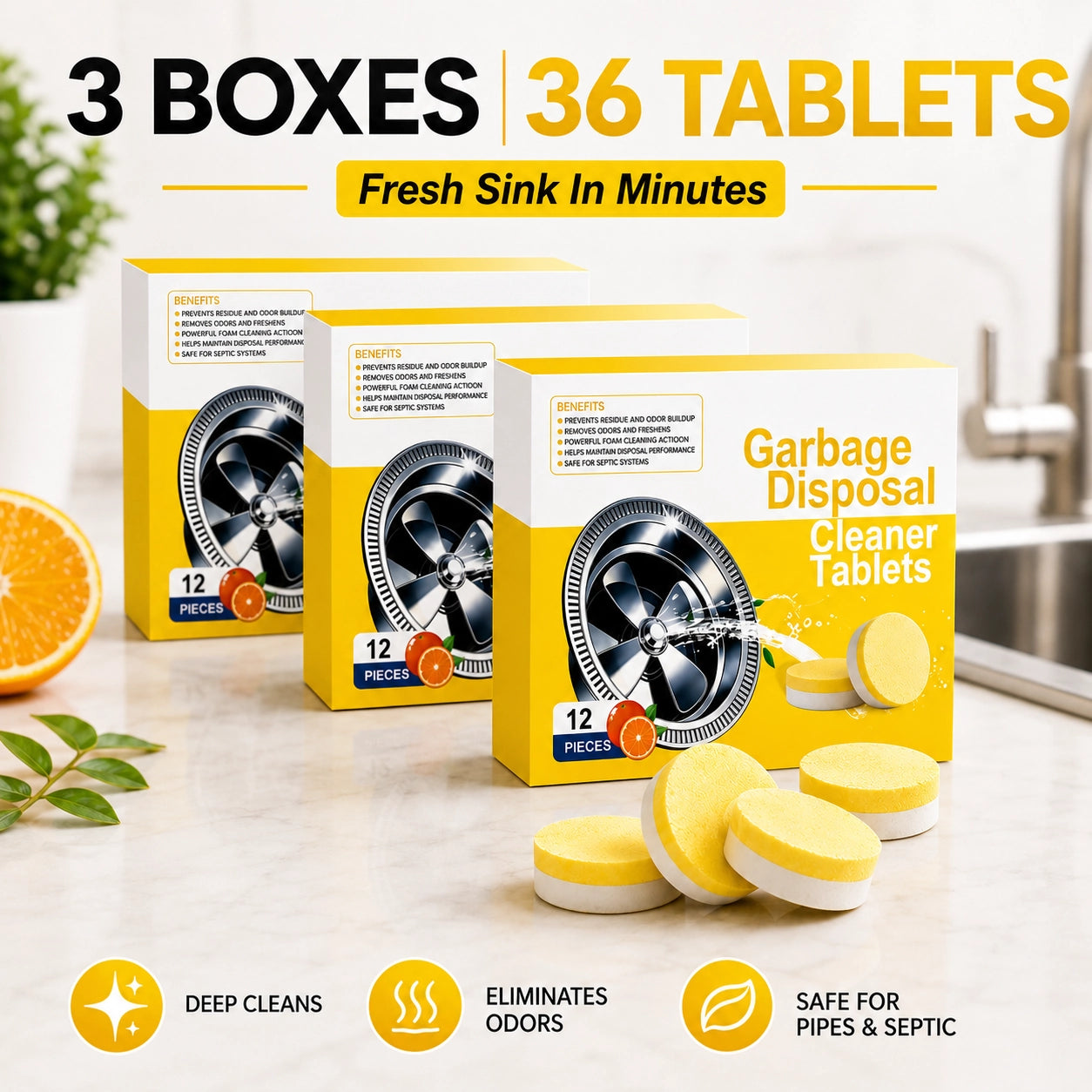 3 Boxes · 36 Tablets