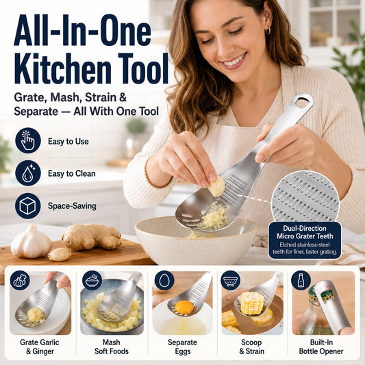KORAKIO®🥄🥣 All-In-One Stainless Steel Kitchen Tool