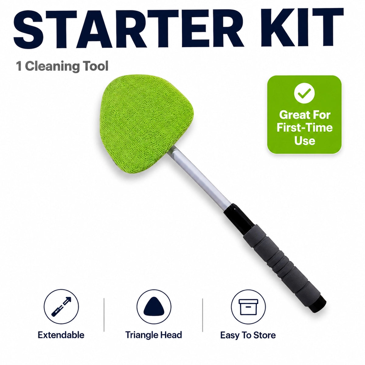 🆙 Triangle Head Windshield Cleaner