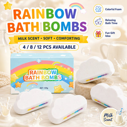KORAKIO®🛁🌈 Rainbow Cloud Bath Bomb