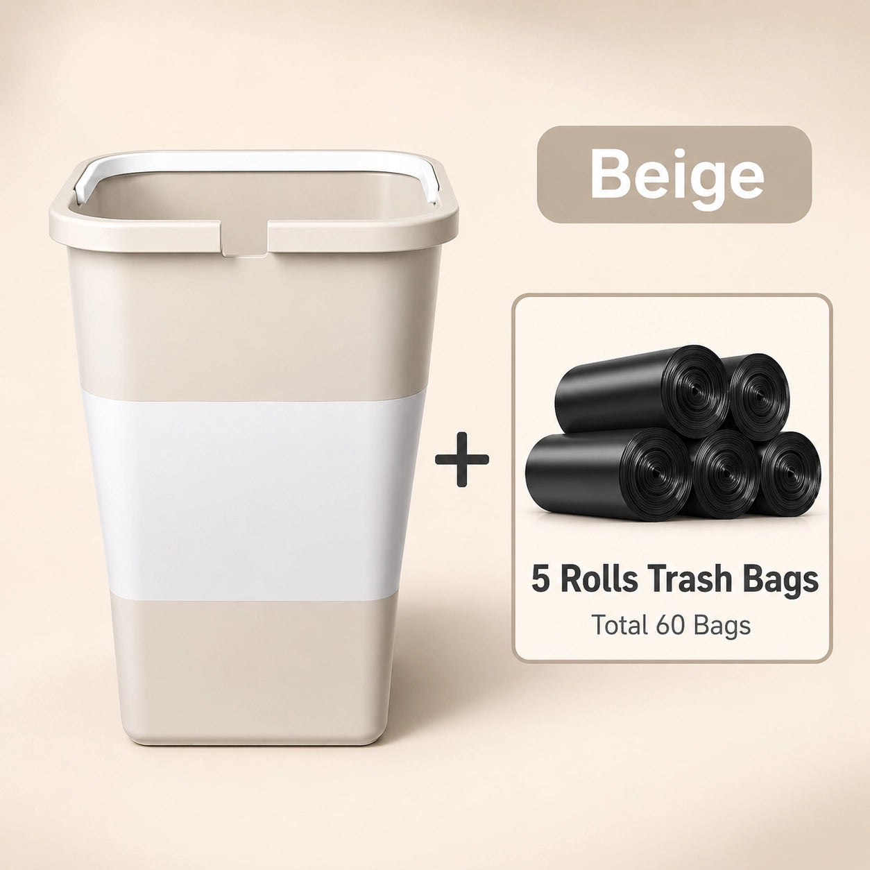 🤎 Beige + 5 Bags