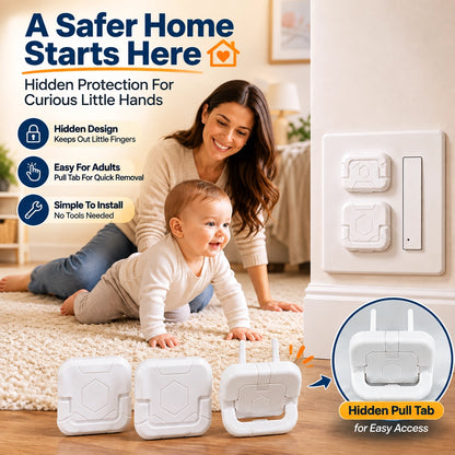 KORAKIO®👶🔐 Hidden Pull Outlet Safety Covers