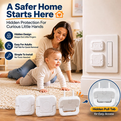 KORAKIO®👶🔐 Hidden Pull Outlet Safety Covers
