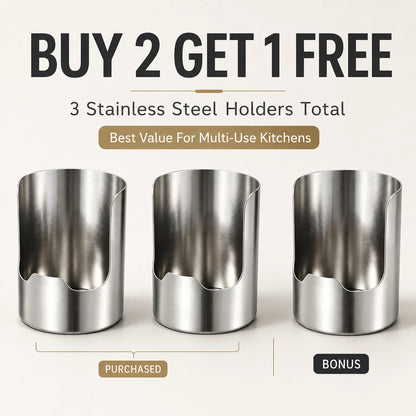 KORAKIO® 🍽️🫙 Premium Stainless Steel Kitchen Counter Organizer