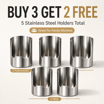 KORAKIO® 🍽️🫙 Premium Stainless Steel Kitchen Counter Organizer