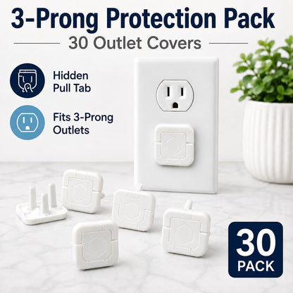 👶🔐 Hidden Pull Outlet Safety Covers