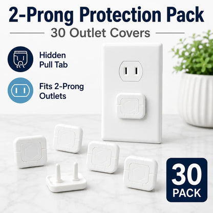👶🔐 Hidden Pull Outlet Safety Covers