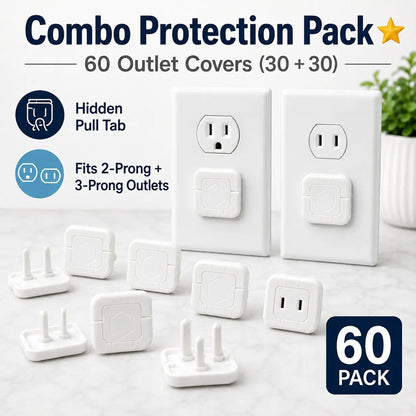 👶🔐 Hidden Pull Outlet Safety Covers