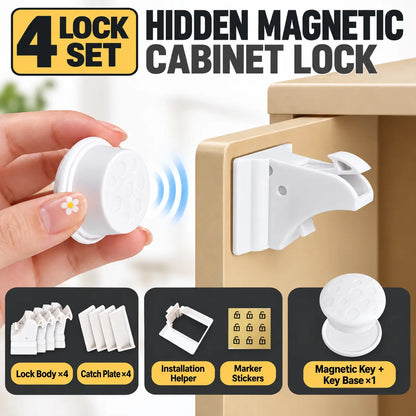 KORAKIO® 🧲🔒 Hidden Magnetic Cabinet Locks