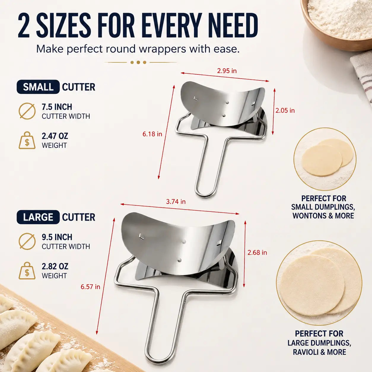 Small + Large Wrapper Cutter Set