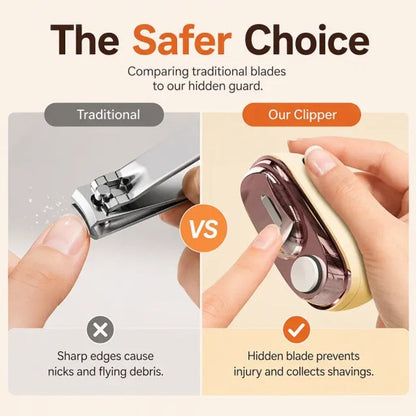 KORAKIO® 2-in-1 Smart Nail Trimmer – Trim & Polish with Ease